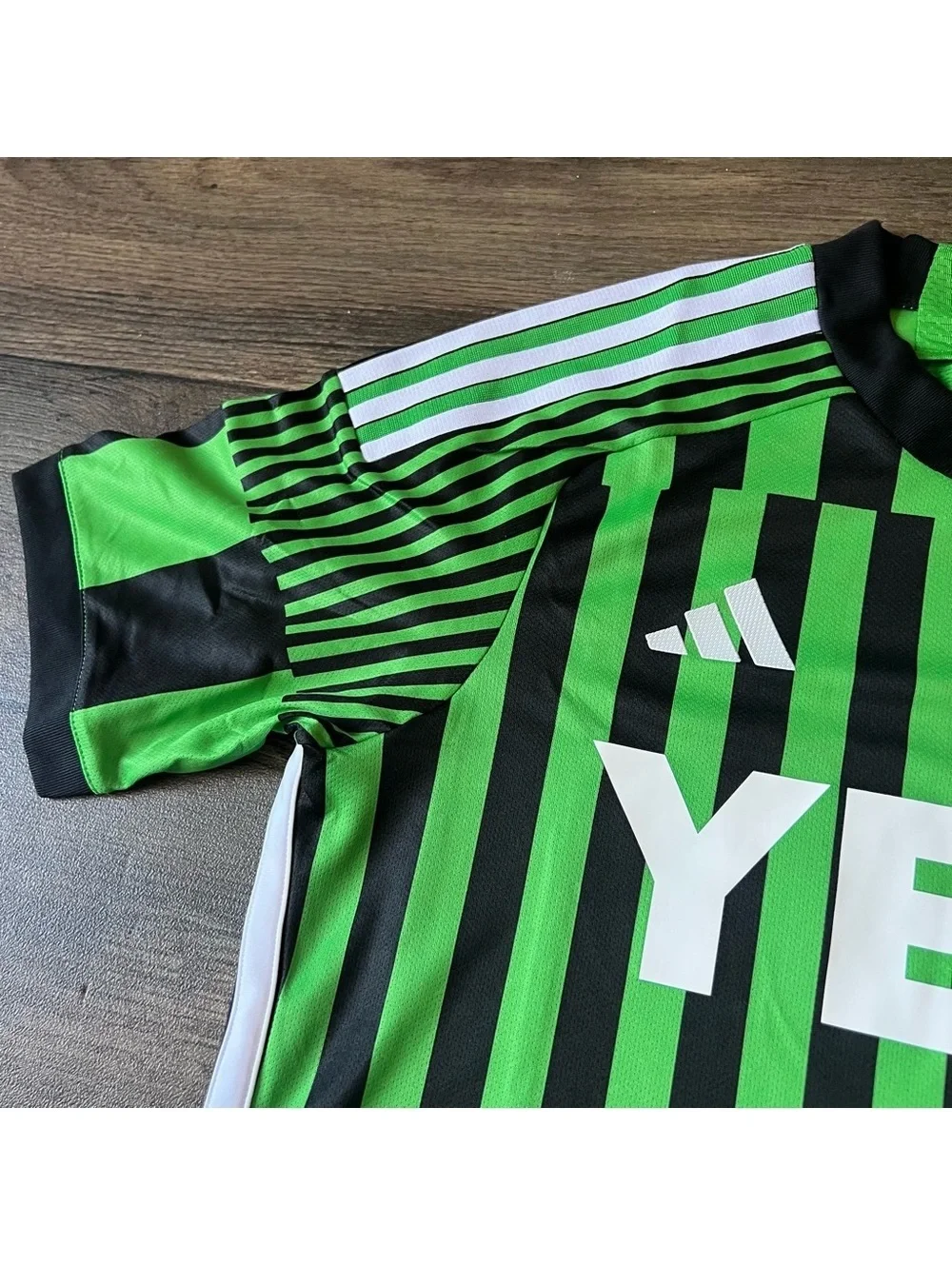 Adidas Men's Austin FC 23/24 Authentic Home Jersey Green/Black Size Medium